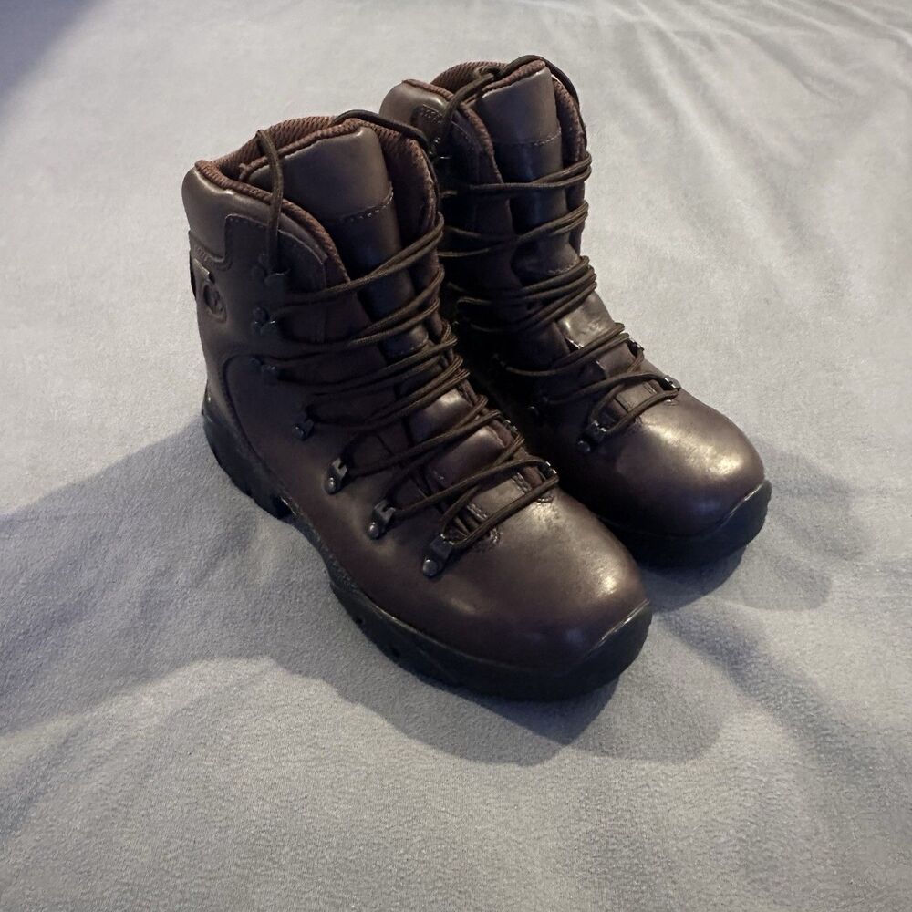 Merrell Ridge Goretex II Boots Womens 8 Vibram Leather High Top Dark Brown